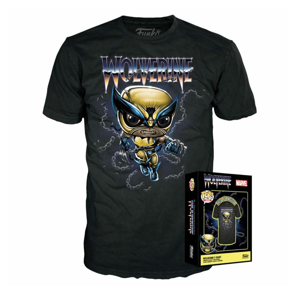 FUNKO Muška majica Boxed Tee: Marvel: Wolverine crna