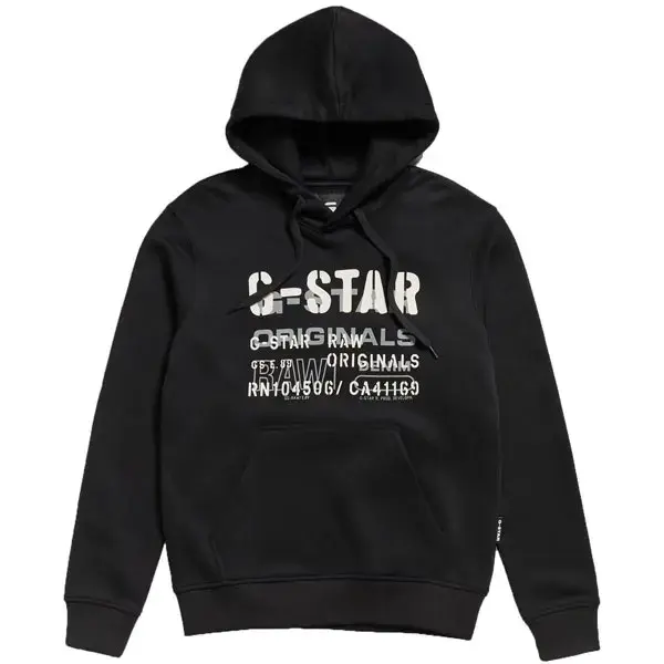 G-STAR Muški duks Multi Layer Originals, Crni