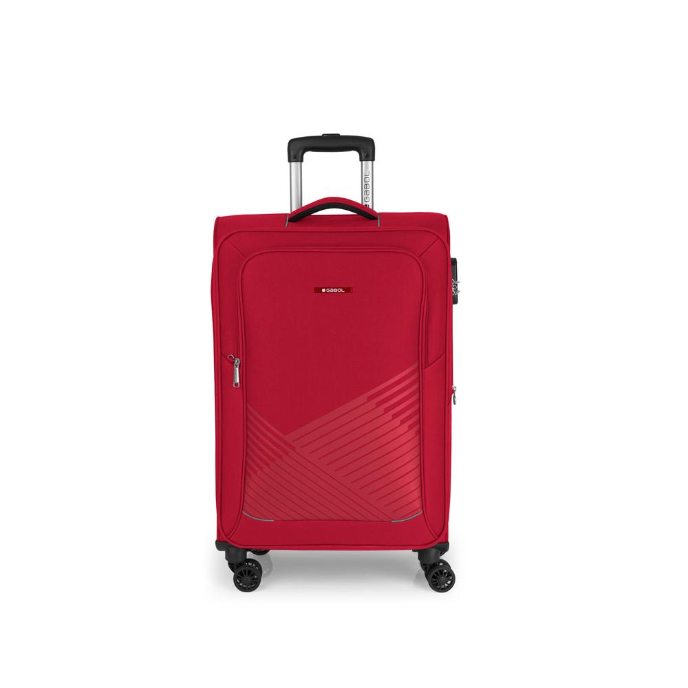 GABOL Srednji kofer Lisboa 42x67x29 cm crveni