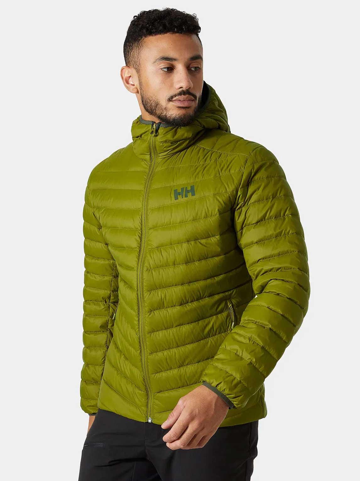 HELLY HANSEN Muška jakna Verglas Hooded Down Insulator 63005 zelena