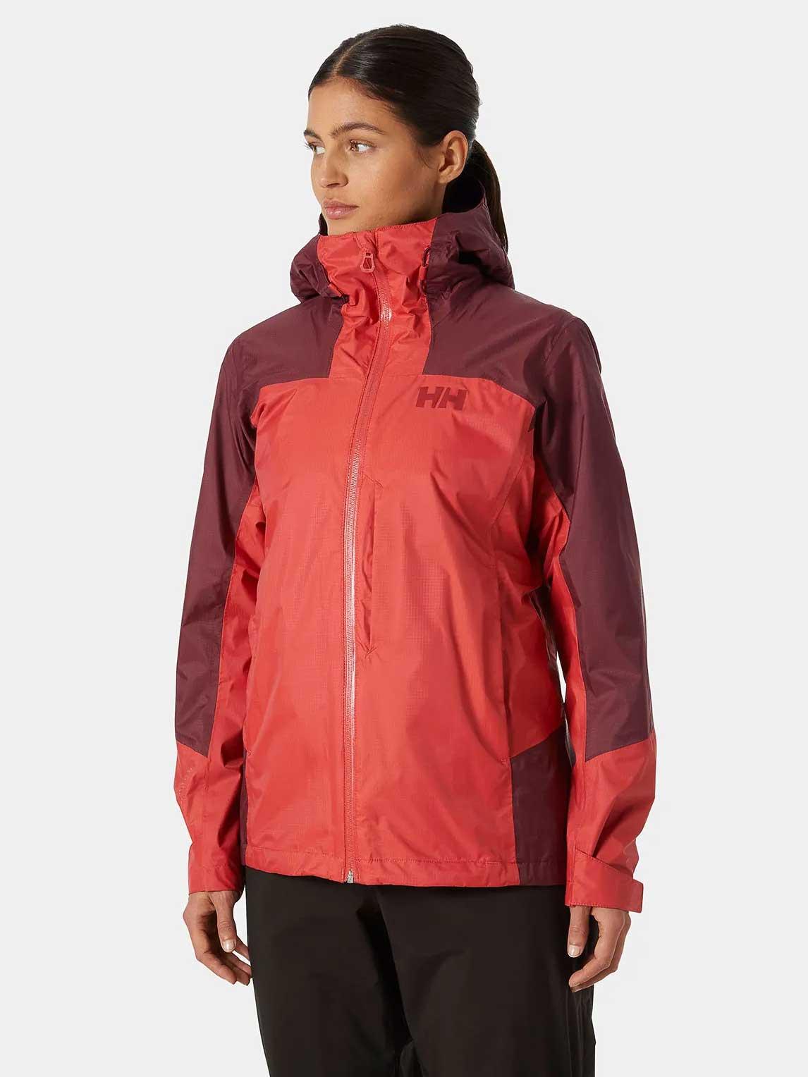 HELLY HANSEN Ženska jakna Verglas 2L Shell HH-63233 bordo-crvena