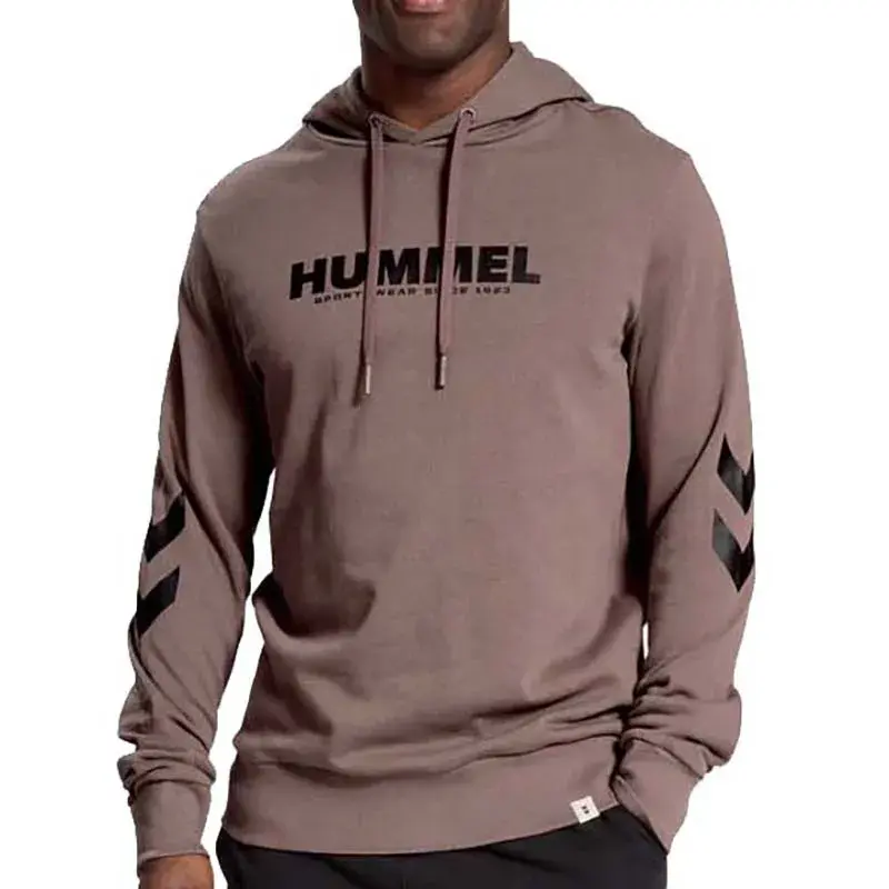 Hummel Muški duks HML Legacy Logo, Smeđi