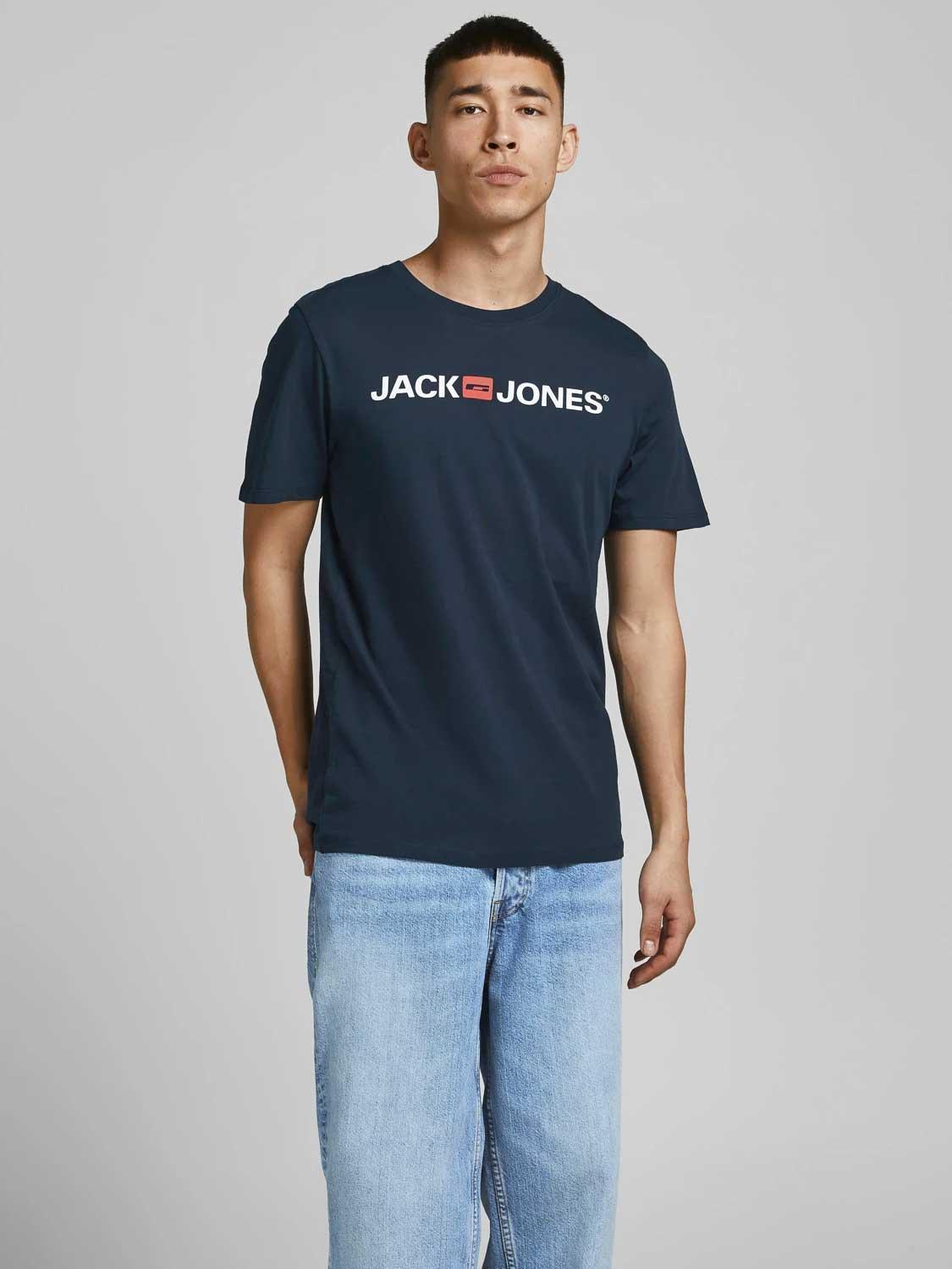 JACK & JONES Muška majica 12137126 teget