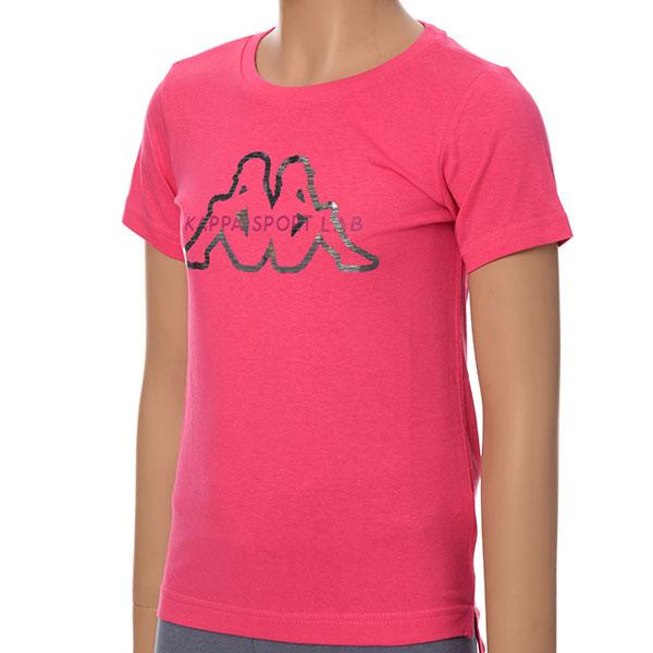 Kappa Majica za devojčice Logo Giaglione, Ružičasta