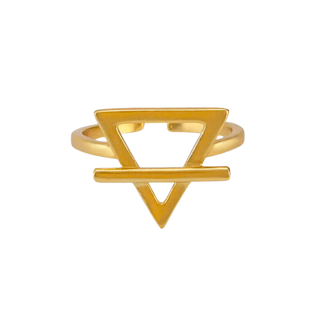 KATYA Prsten u obliku trougla, Boja zlata