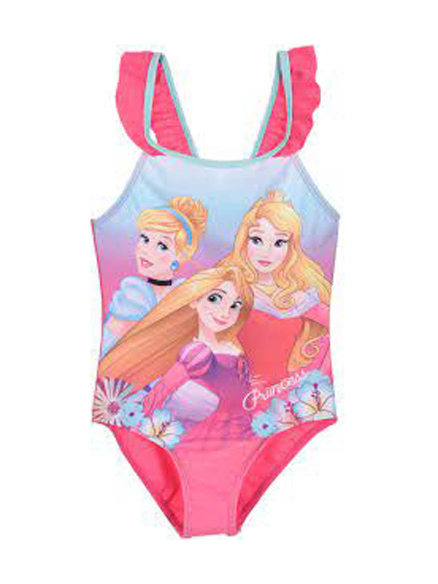 KIDS MOVIE HEROES Jednodelni kupaći kostim za devojčice Princess  roze