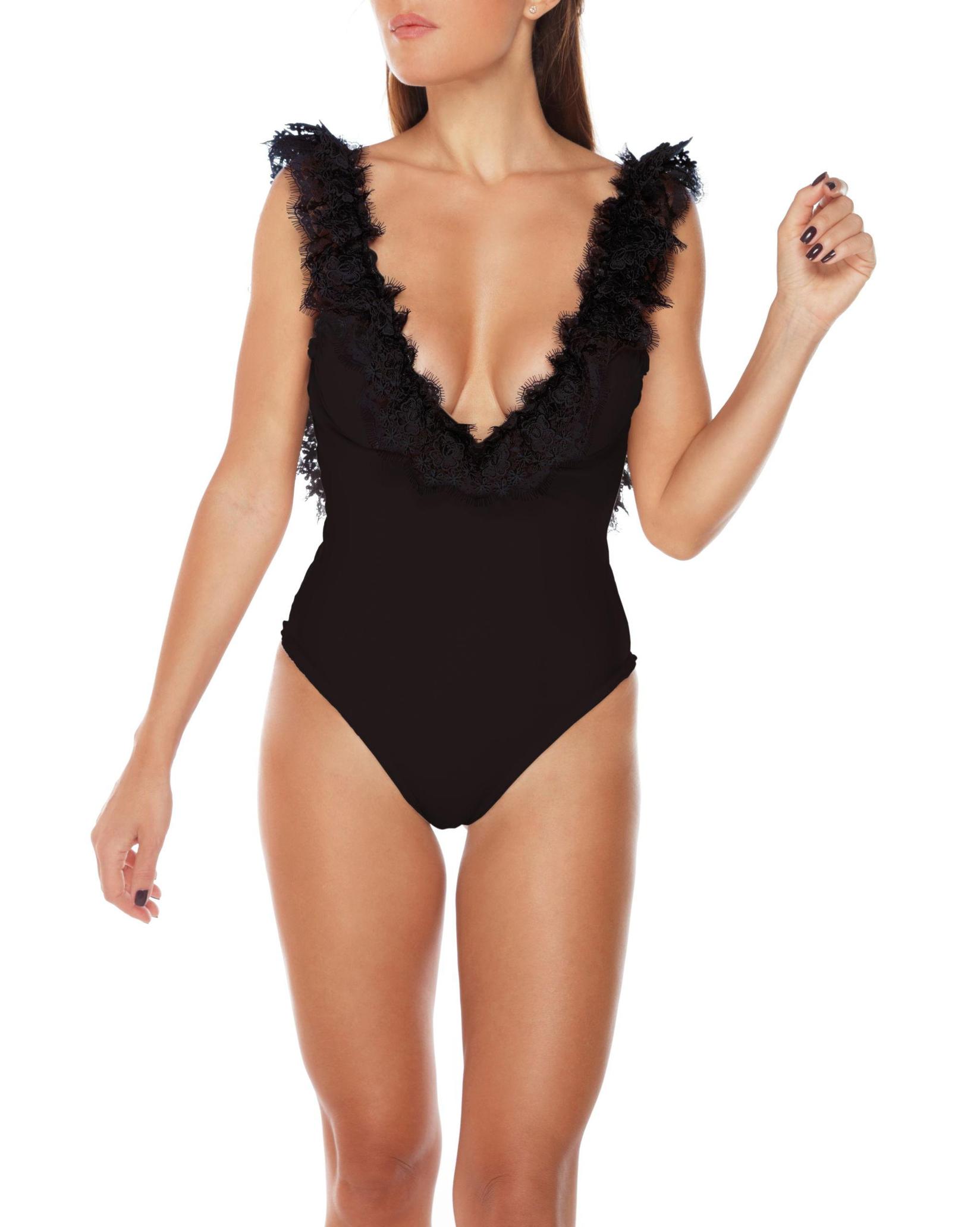 LUNA COLLECTION Ženski jednodelni kupaći kostim Dharmissima crni