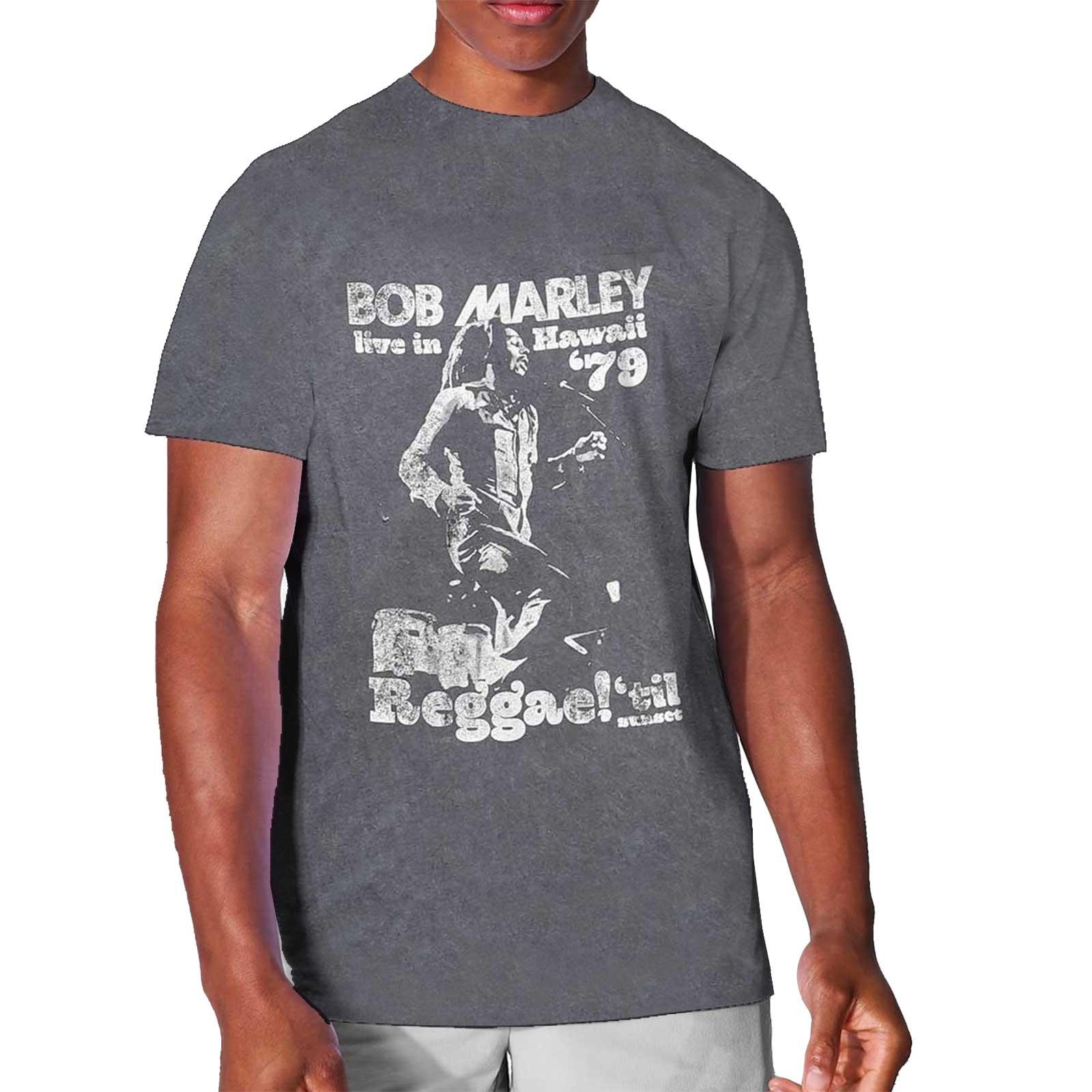 Majica Bob Marley Hawaii Snow Wash Uni Char