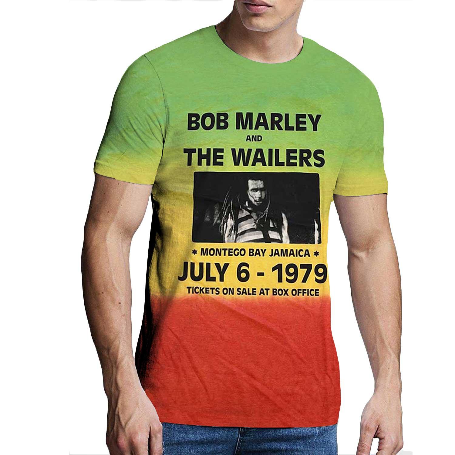 Majica Bob Marley Montego Bay Uni Dipdye