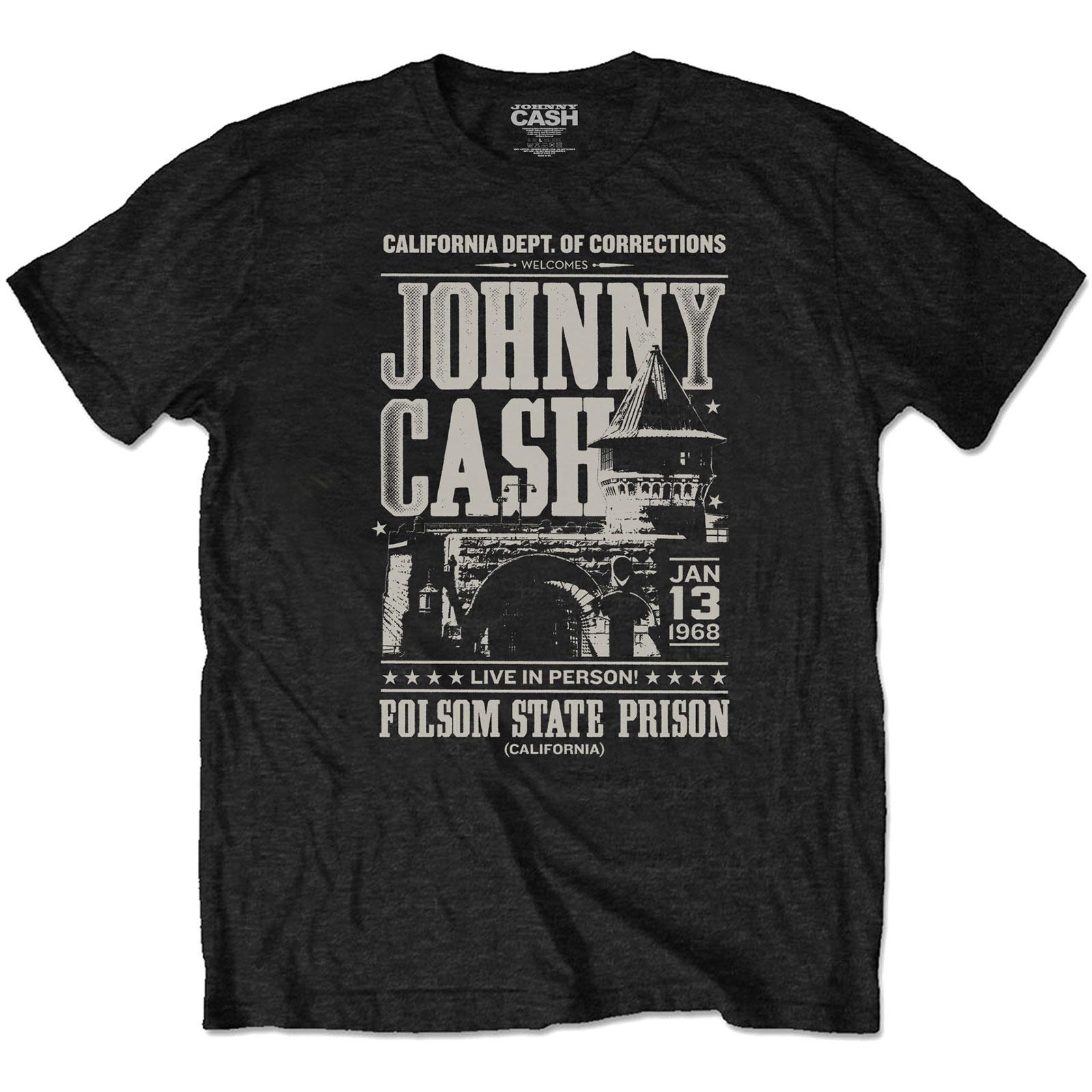 Majica Johnny Cash Prison Poster Uni Eco