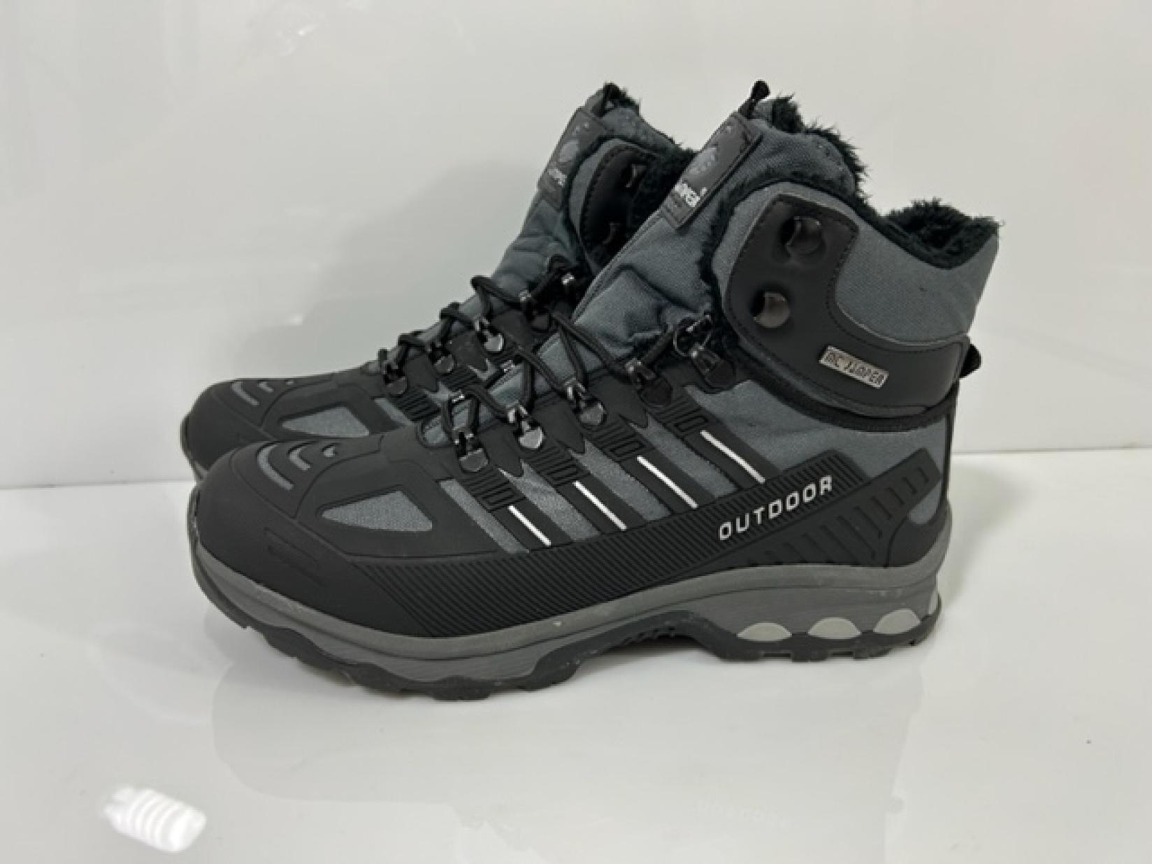 MISMI Muške duboke cipele sivo-crne
