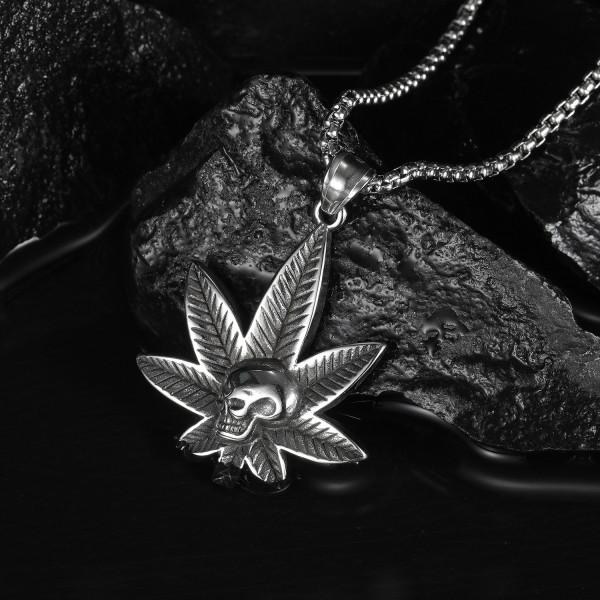 Selected image for Muška ogrlica sa priveskom GX1740 srebrne boje