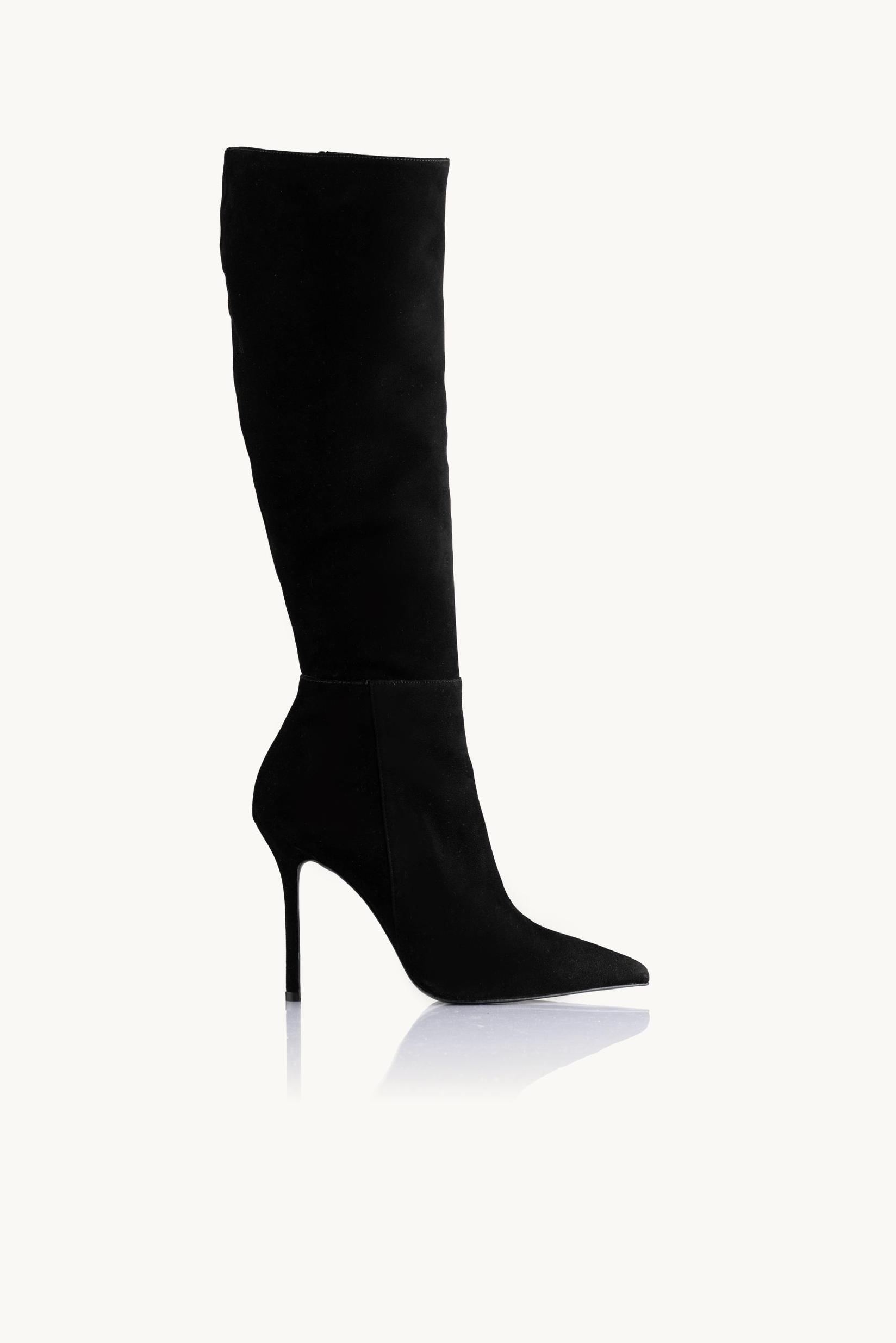 Selected image for NAKA Ženske čizme na štiklu Shadow Velvet crne