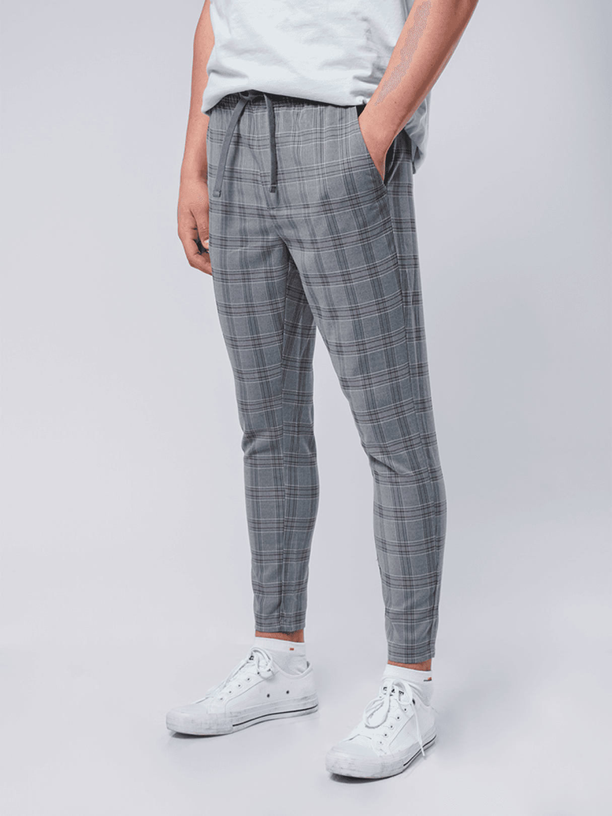 Selected image for ONLY & SONS Muške pantalone Linus, Siva