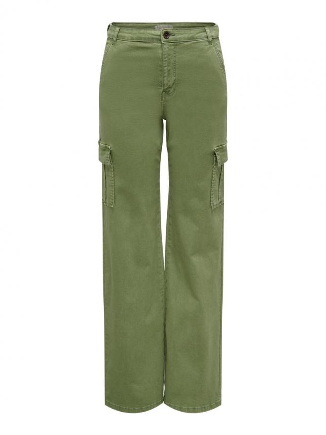 ONLY Ženske pantalone Safai-Missouri, Zelene