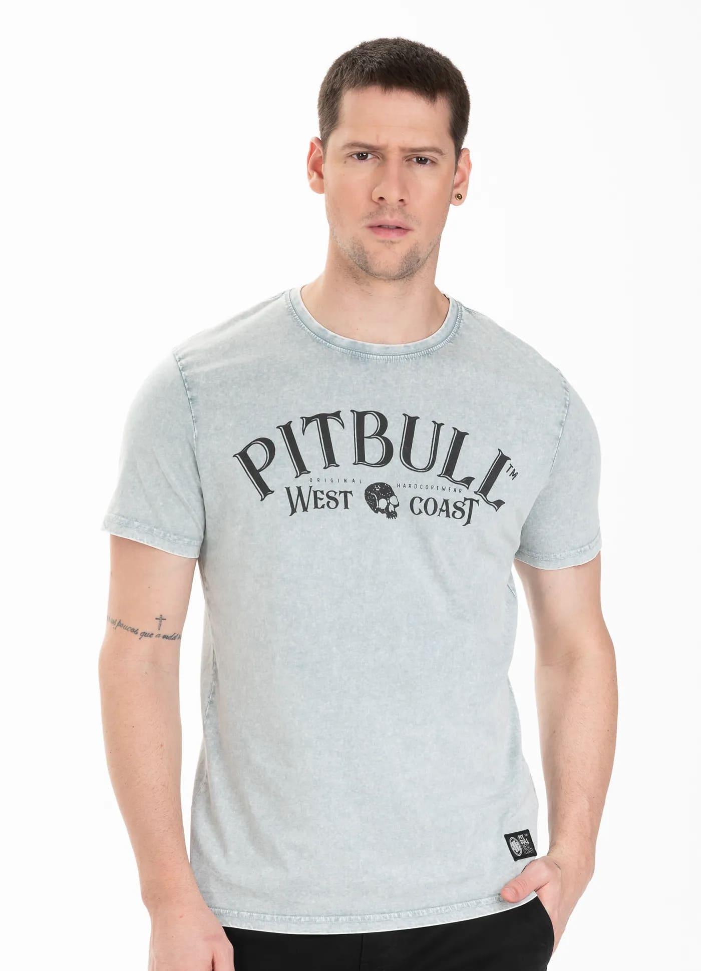PITBULL WEST COAST Muška majica kratkih rukava Denim Washed San Diego 89 siva