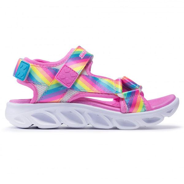Skechers Sandale za devojčice S Lights Hypno-Splash Rainbow, Roze