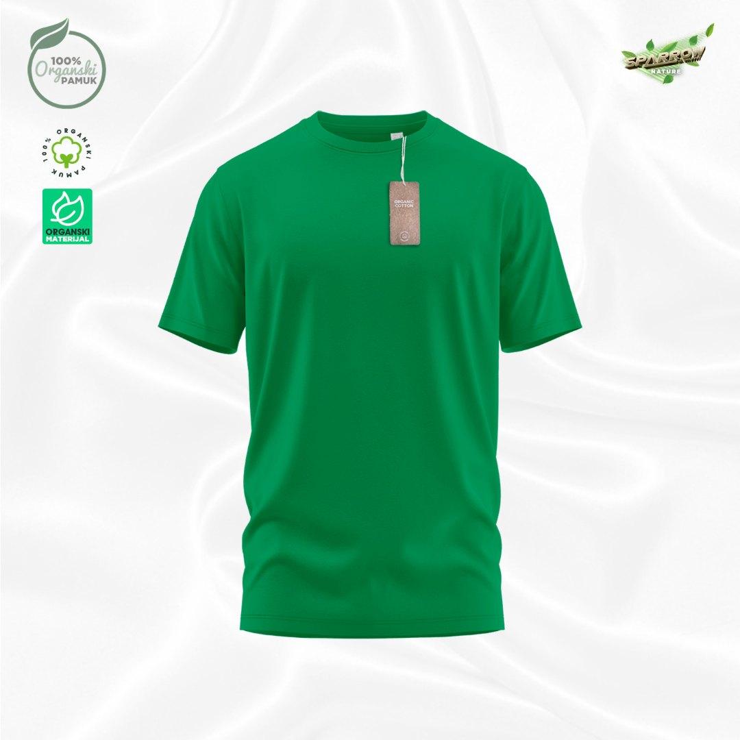 SPARROW Majica Organic zelena