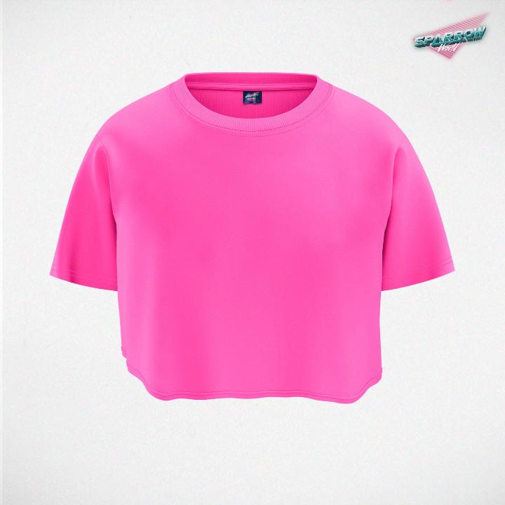 SPARROW Ženska Crop Top majica pink