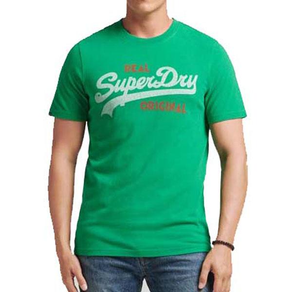 Superdry Muška majica kratkih rukava Vintage Logo Soda Pop, Zelena