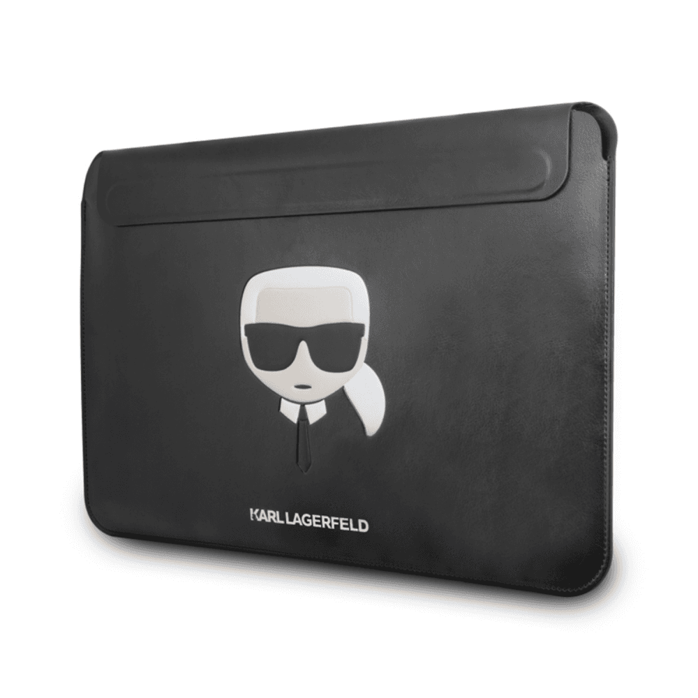 Torba za laptop Karl Lagerfeld Sleeve Ikonik 16" crna (KLCS16KHBK)