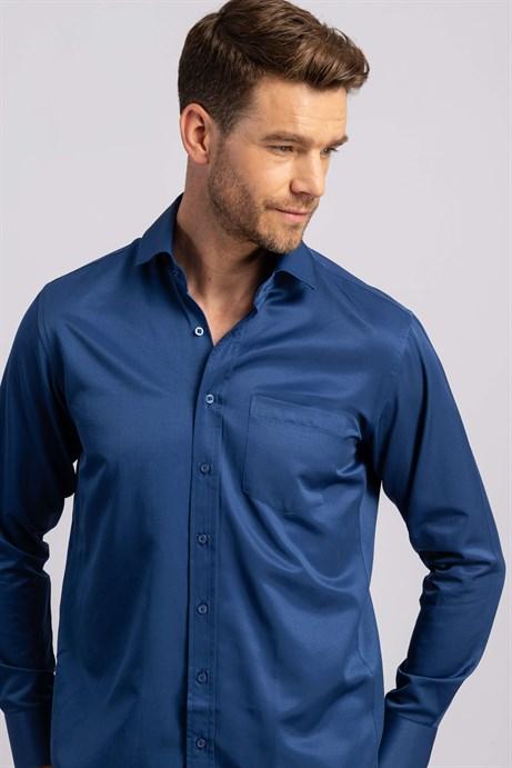 TUDORS Muška košulja Classic Comfort fit plava