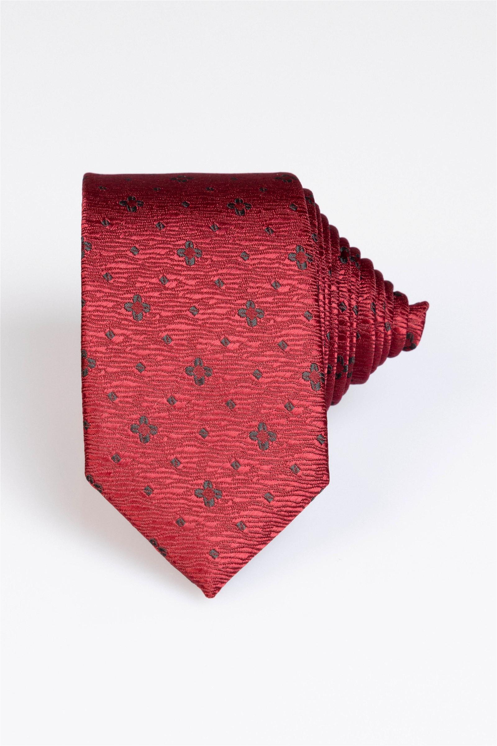 TUDORS Muška kravata KR230002-2037 crvena