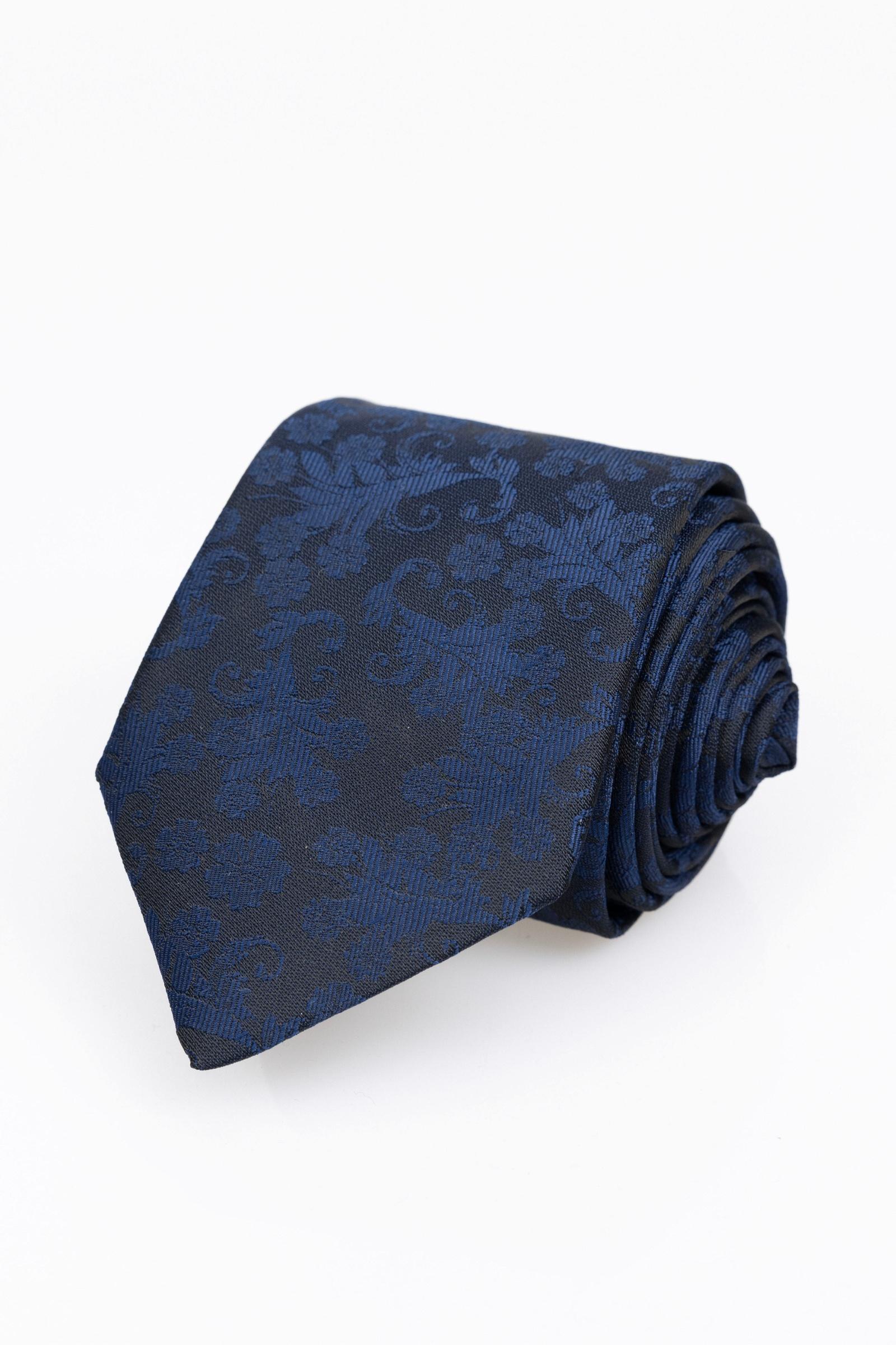 TUDORS Muška kravata sa šarom plava