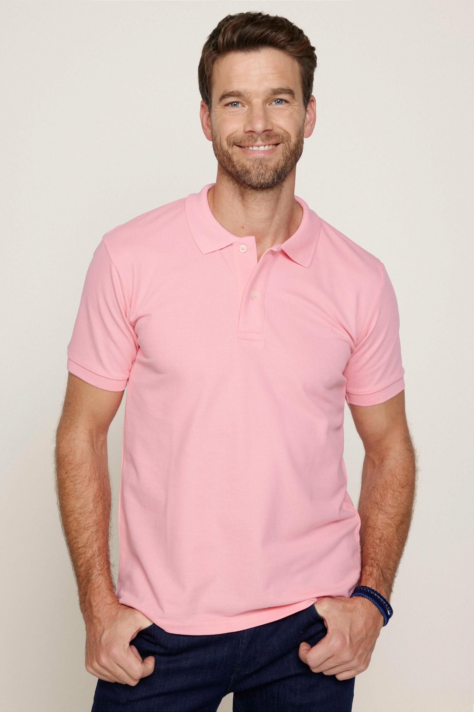 TUDORS Muška polo majica Slim Fit roze