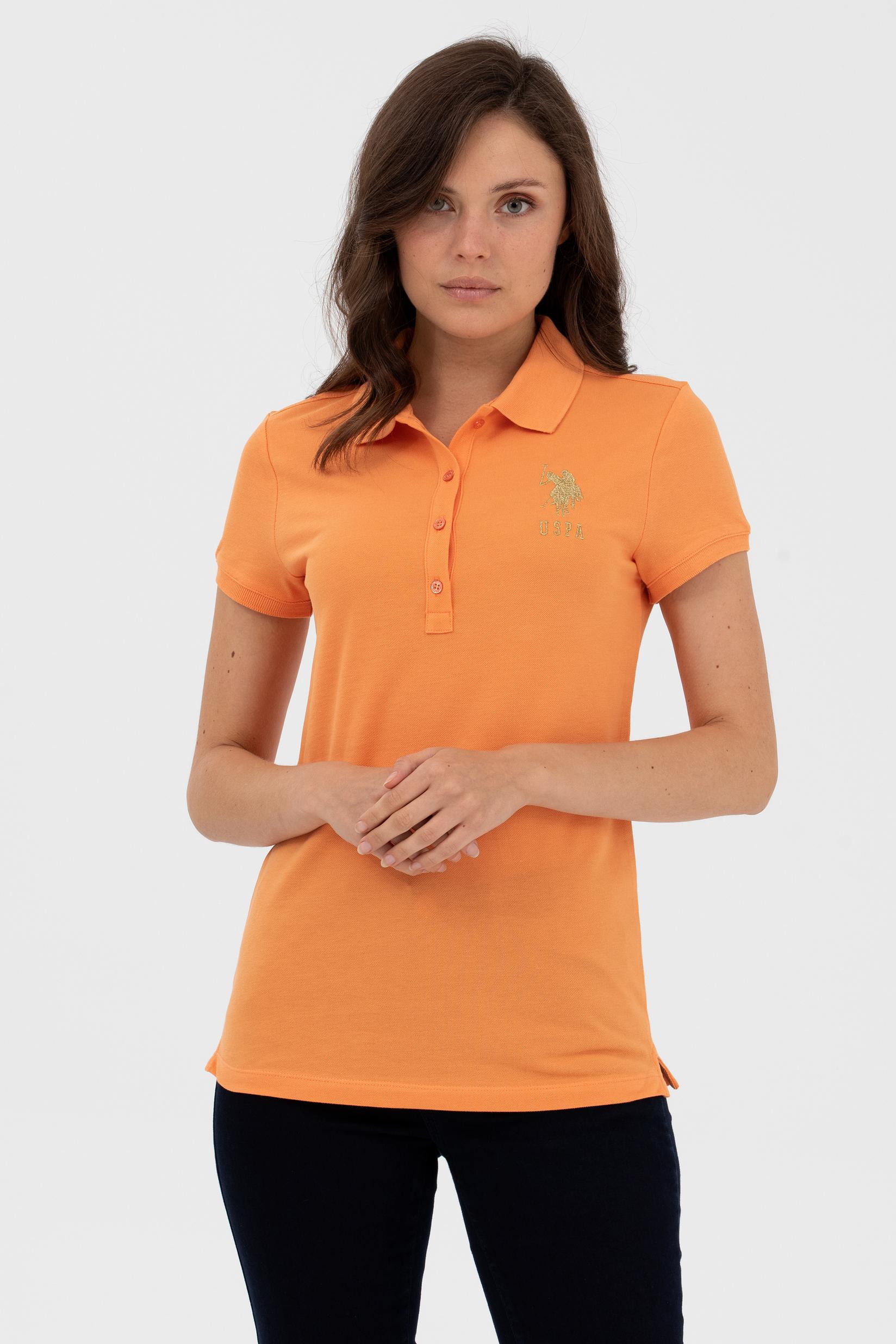 U.S. POLO ASSN. Ženska majica Basic narandžasta