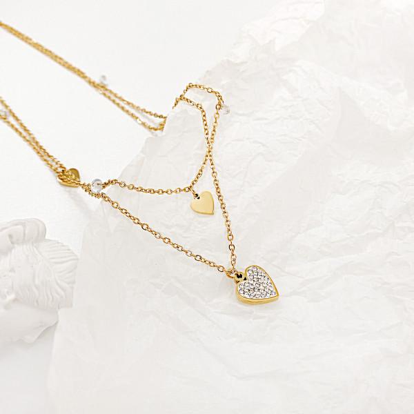 Selected image for Ženska ogrlica sa priveskom GX2039J zlatne boje