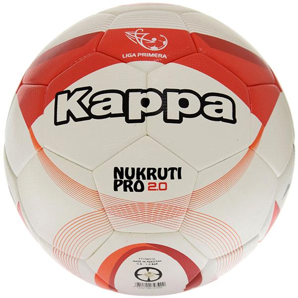 KAPPA Lopta za fudbal Nukruti Pro 20 belo-crvena