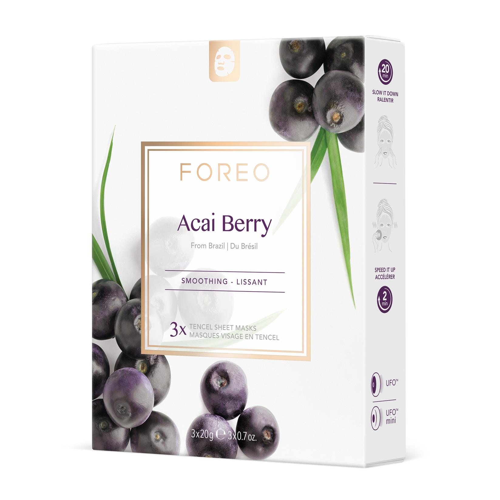 Selected image for FOREO Farm To Face Sheet Mask - Acai Berry x3 sheet maska za lice