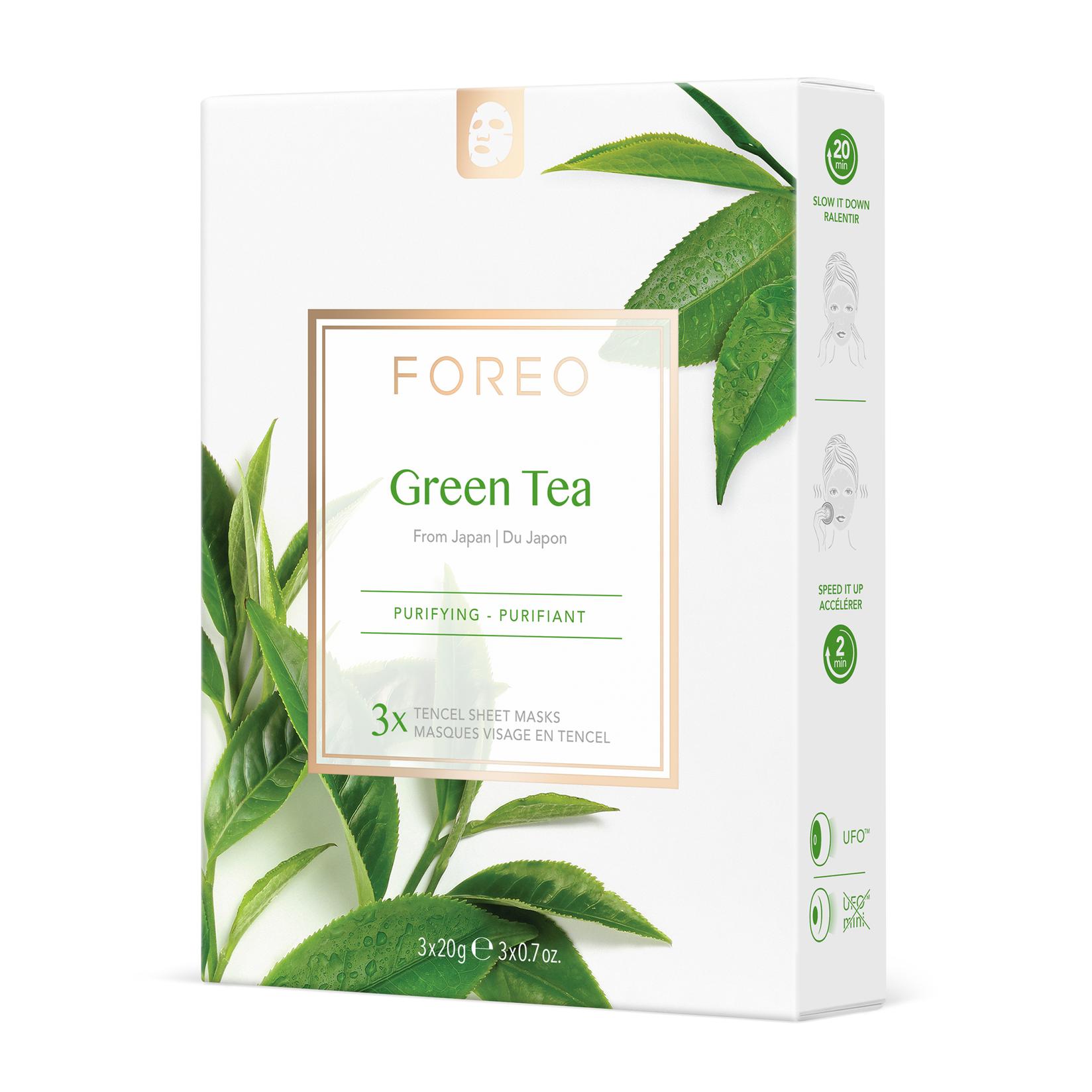 Selected image for FOREO Farm To Face Sheet Mask - Green Tea x3 sheet maska za lice