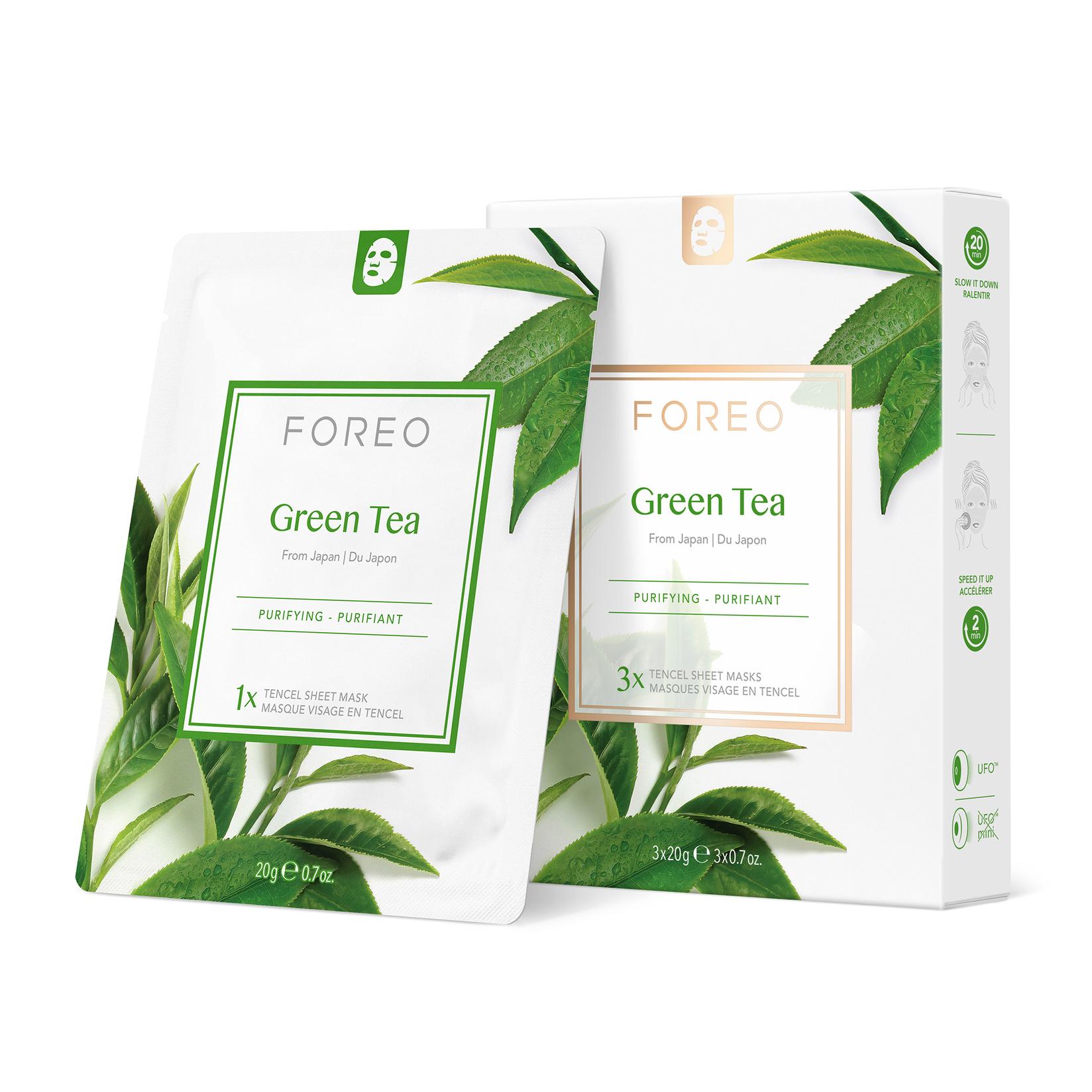 Selected image for FOREO Farm To Face Sheet Mask - Green Tea x3 sheet maska za lice