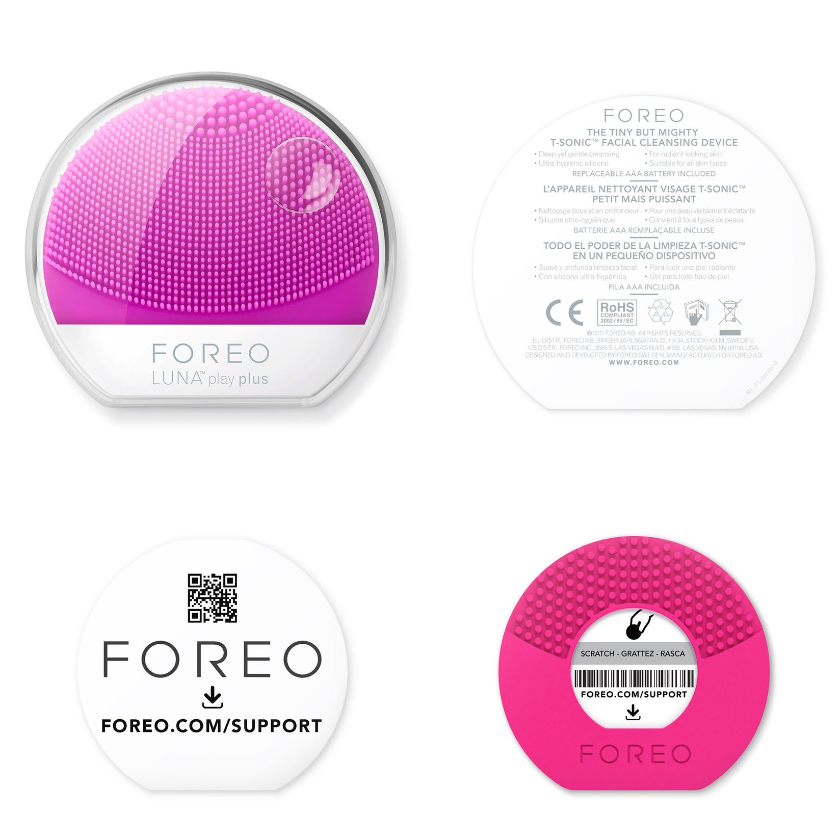 Selected image for FOREO LUNA Play Plus Purple sonični uređaj za čišćenje lica za sve tipove kože