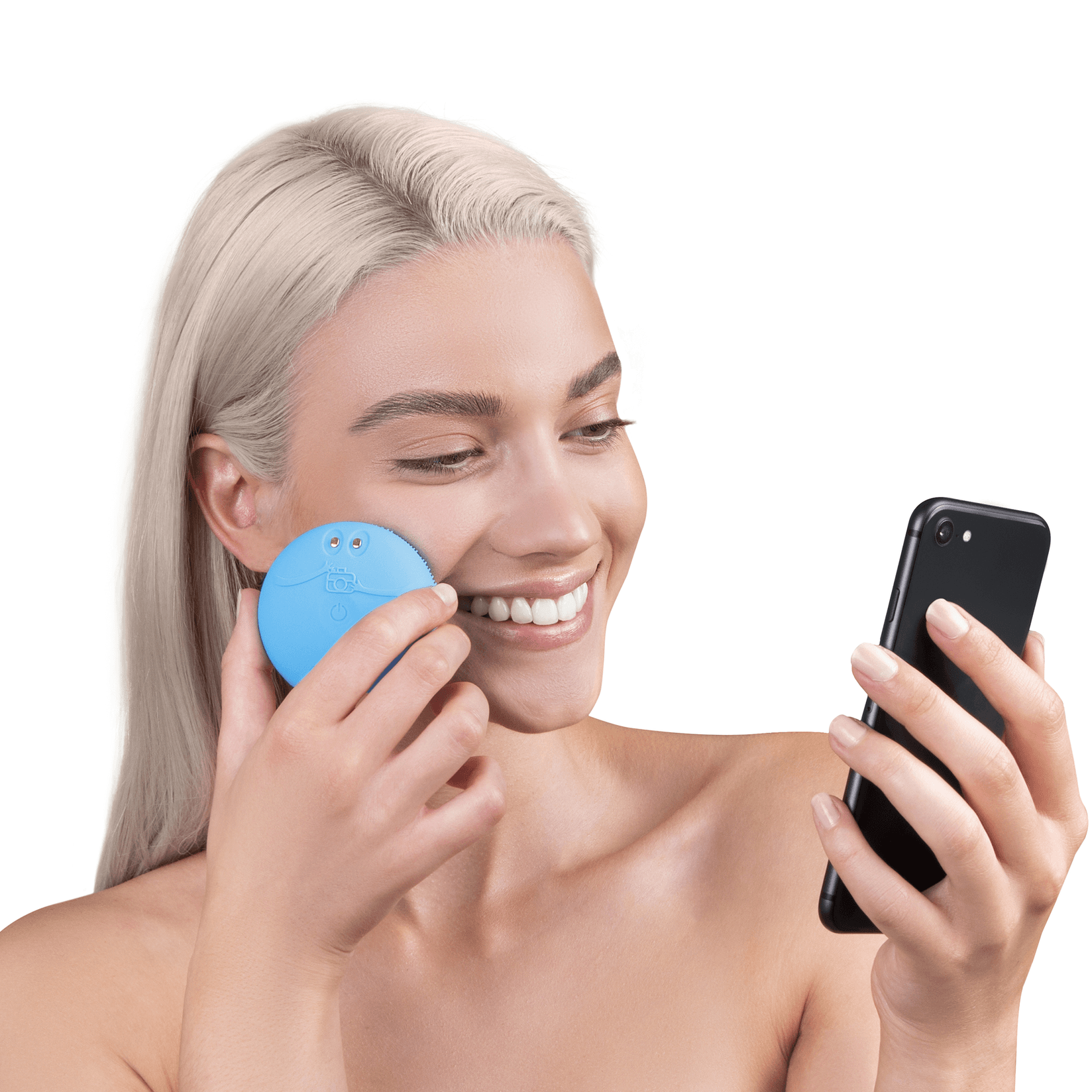 Selected image for FOREO LUNA Fofo Aquamarine pametni uređaj za čišćenje lica za senzorima za analizu kože