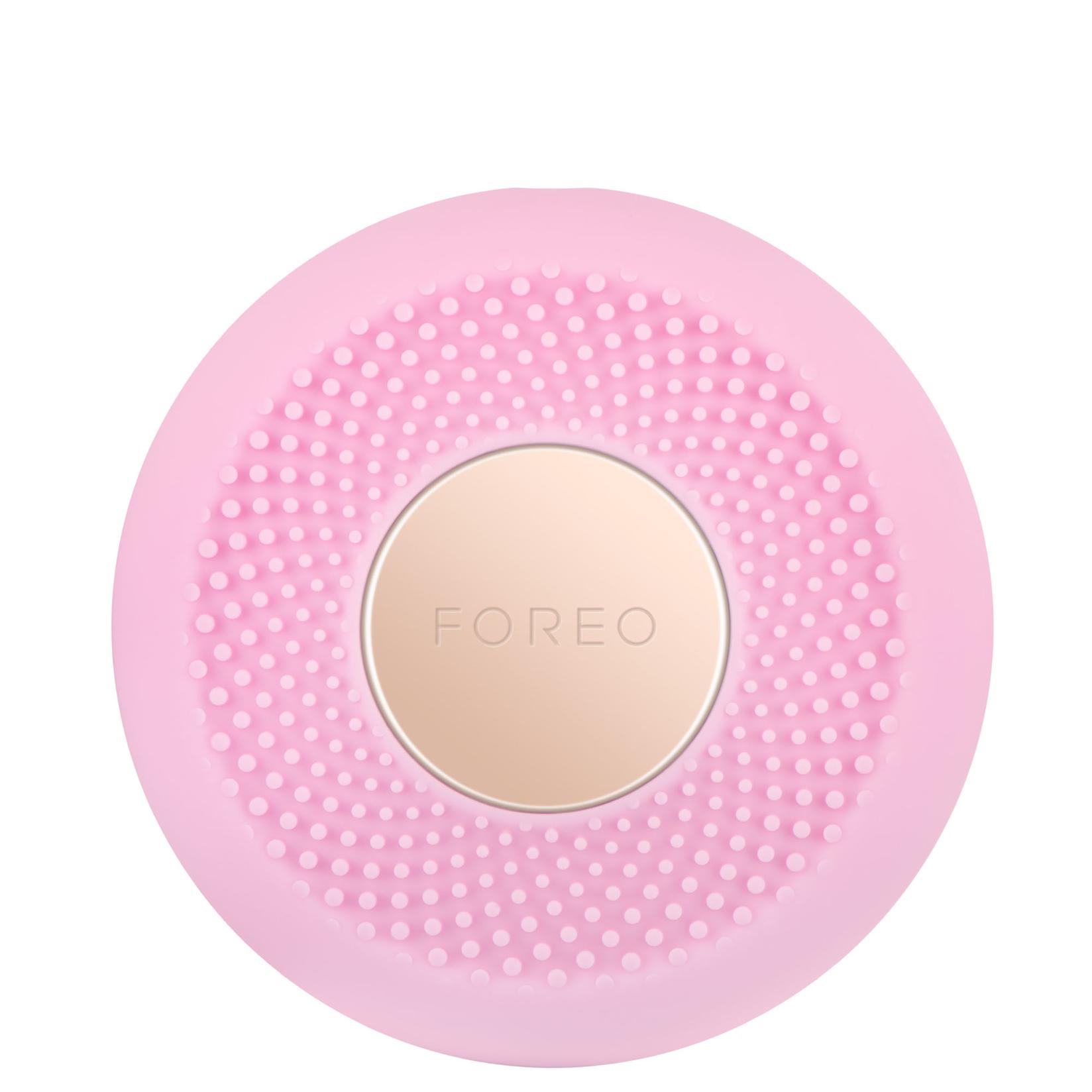FOREO UFO Mini Pearl Pink uređaj za potpuni tretman lica za sve tipove kože