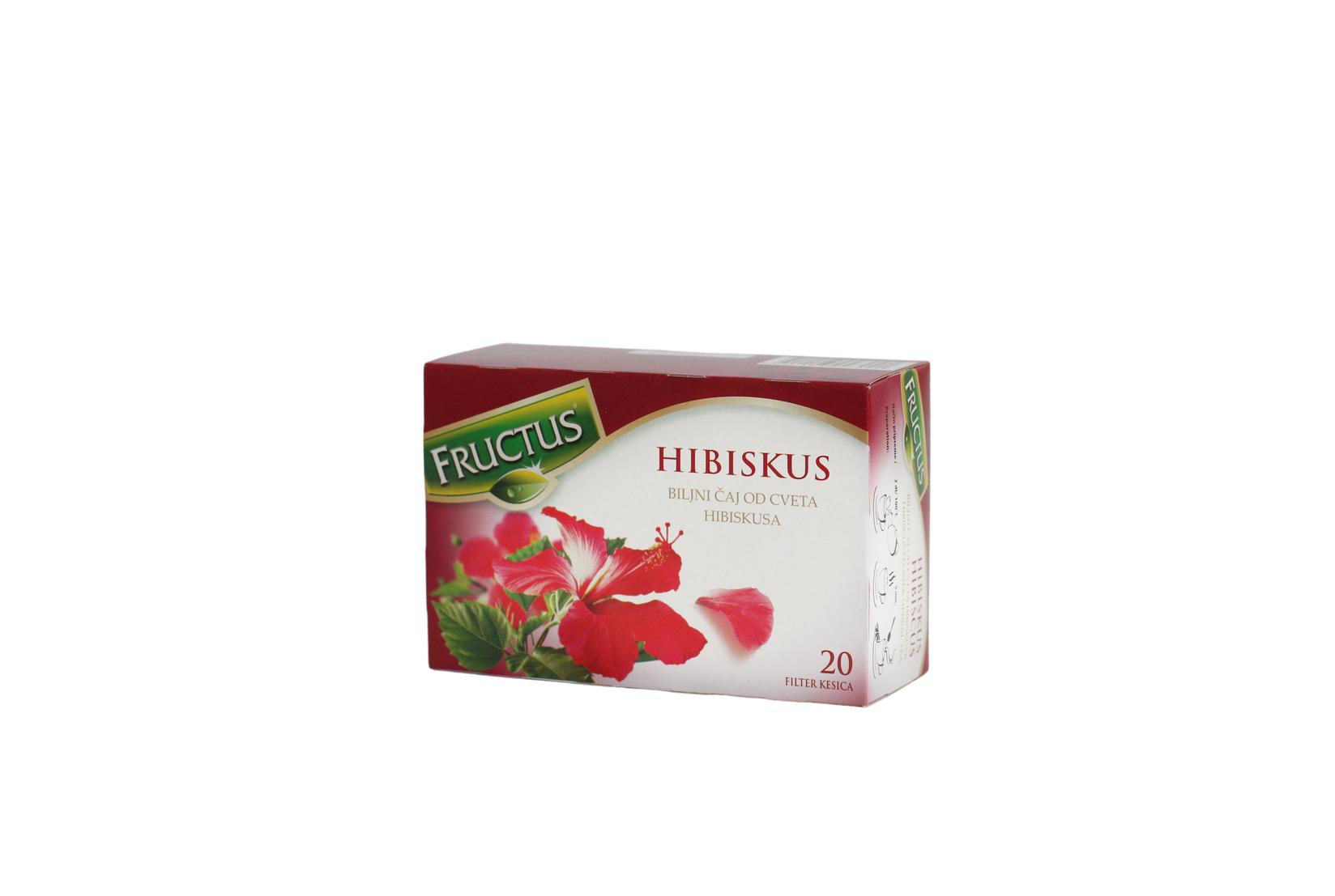 FRUCTUS Čaj od hibiskusa 30g, 20x1.5g