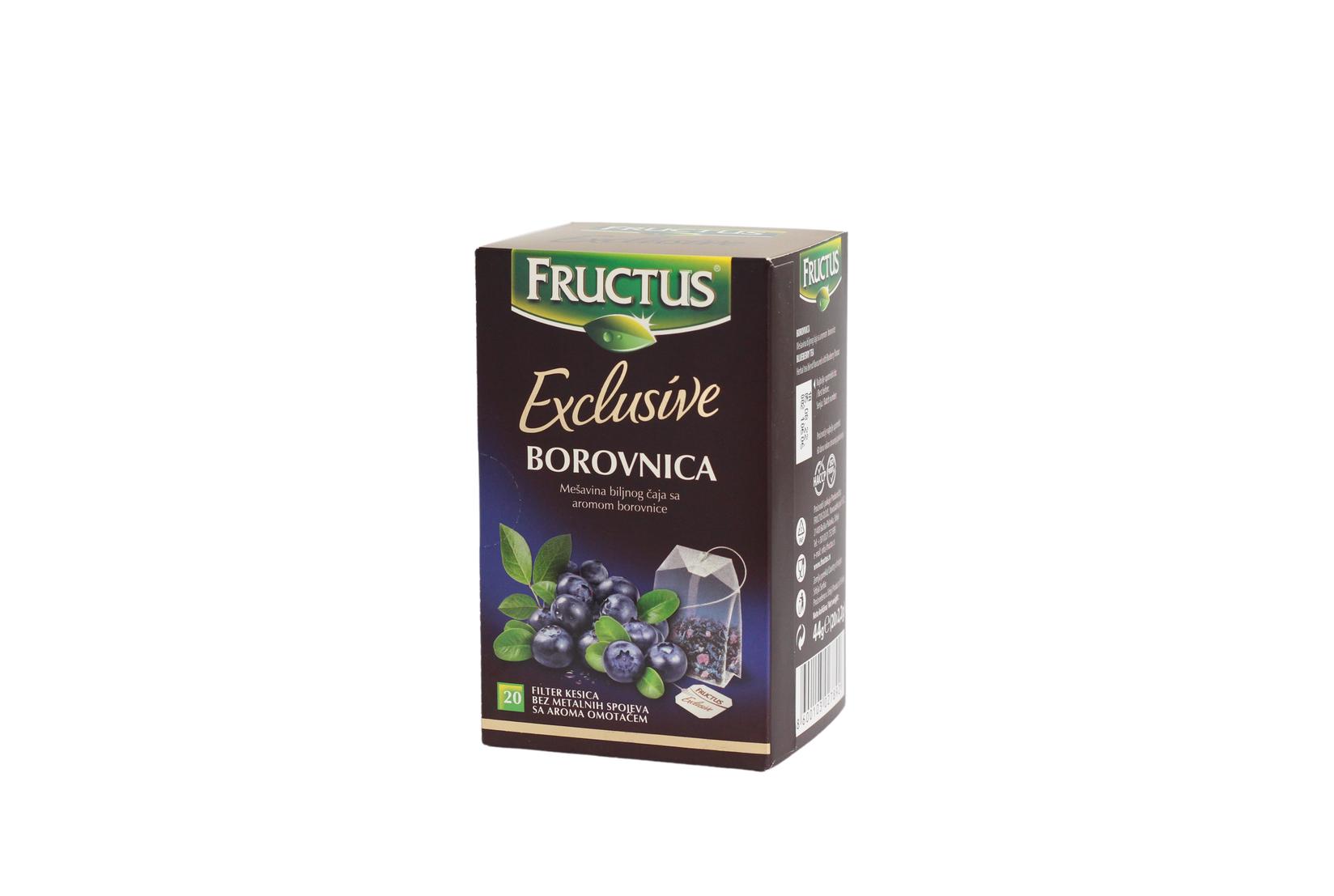 FRUCTUS Čaj od borovnice 44g, 20x2.2g