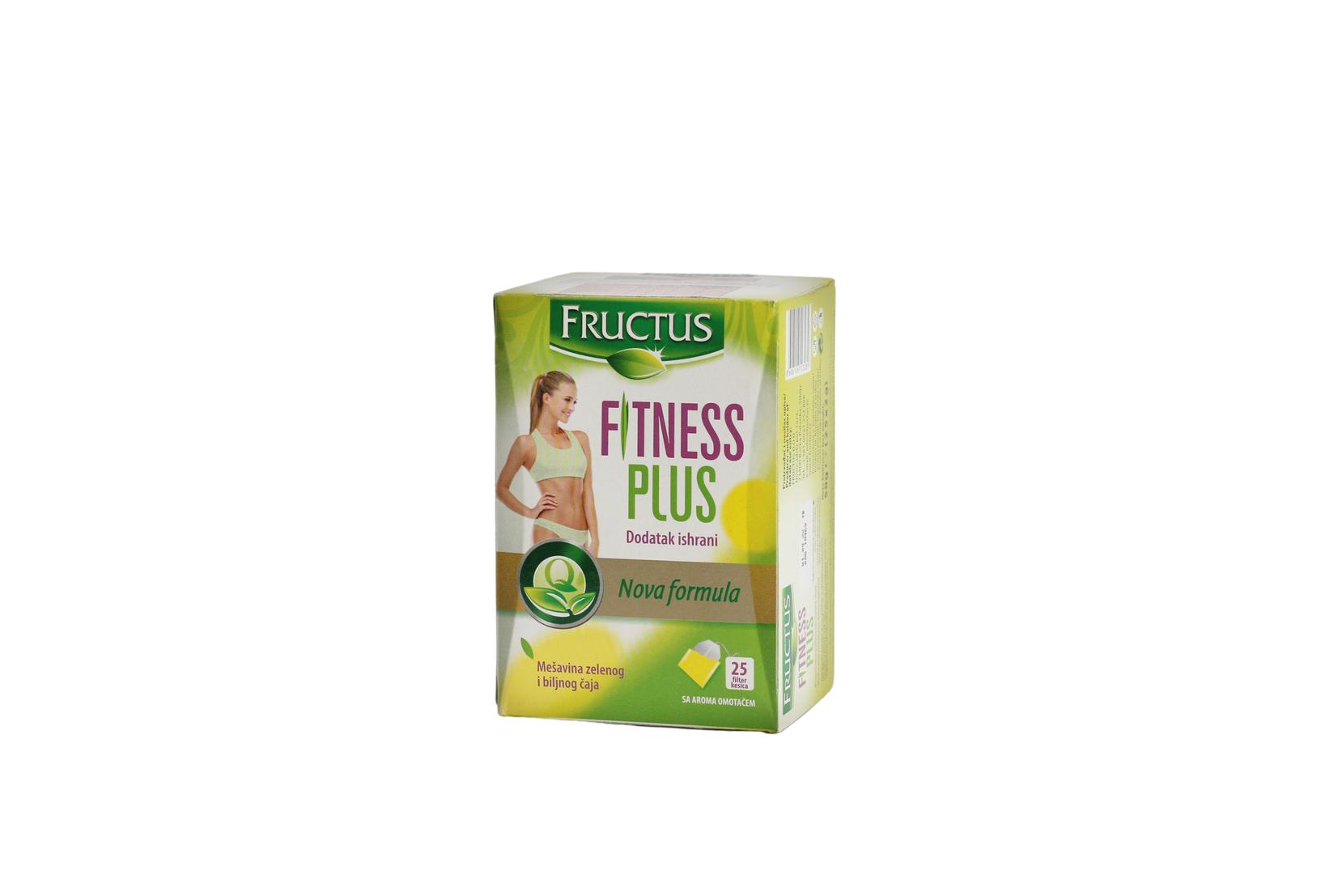 FRUCTUS Fitness plus čaj 50g, 25x2g
