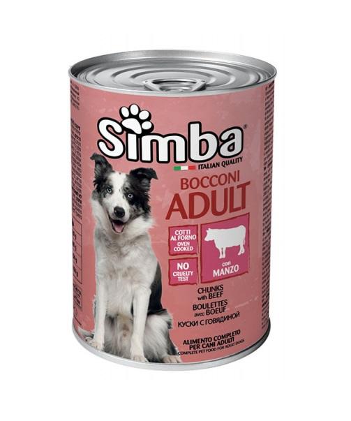 SIMBA Vlažna hrana za pse u konzervi - Govedina 1230g
