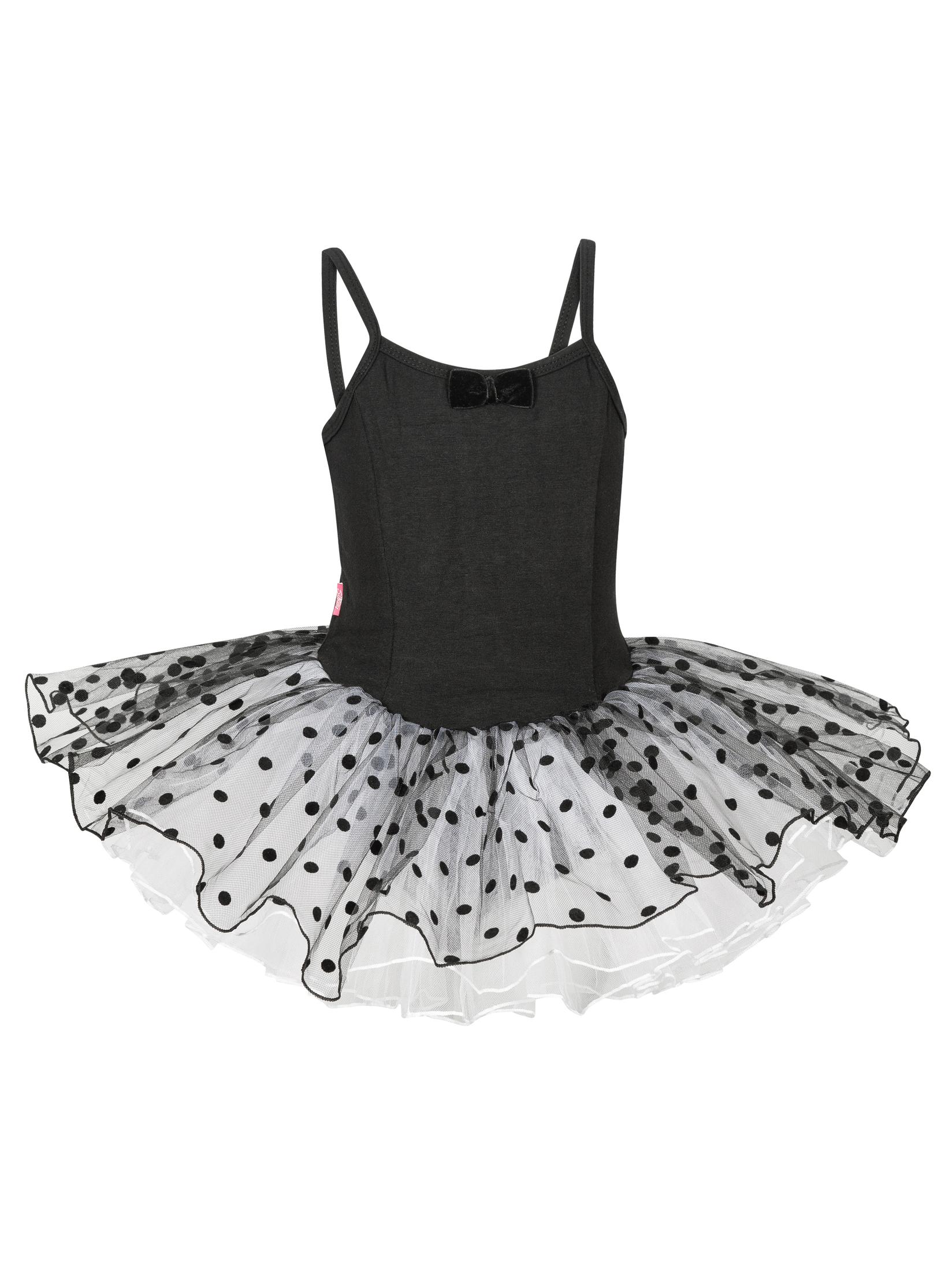 GALA UNIQ Triko sa suknjom za balet za devojčice 1023B crni