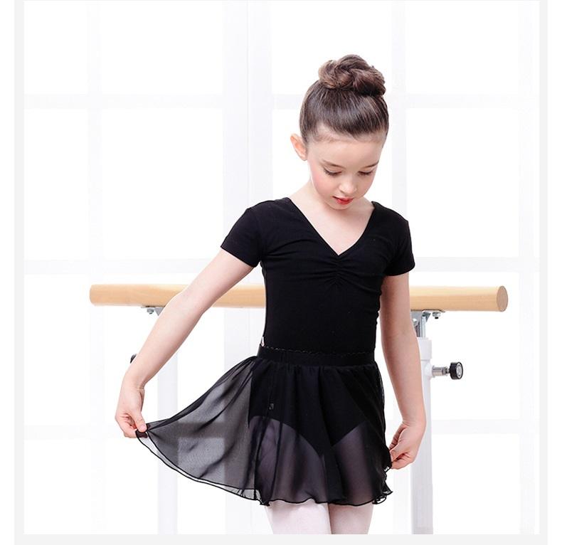 GALA UNIQ Suknja za balet od šifona za devojčice 315B crna
