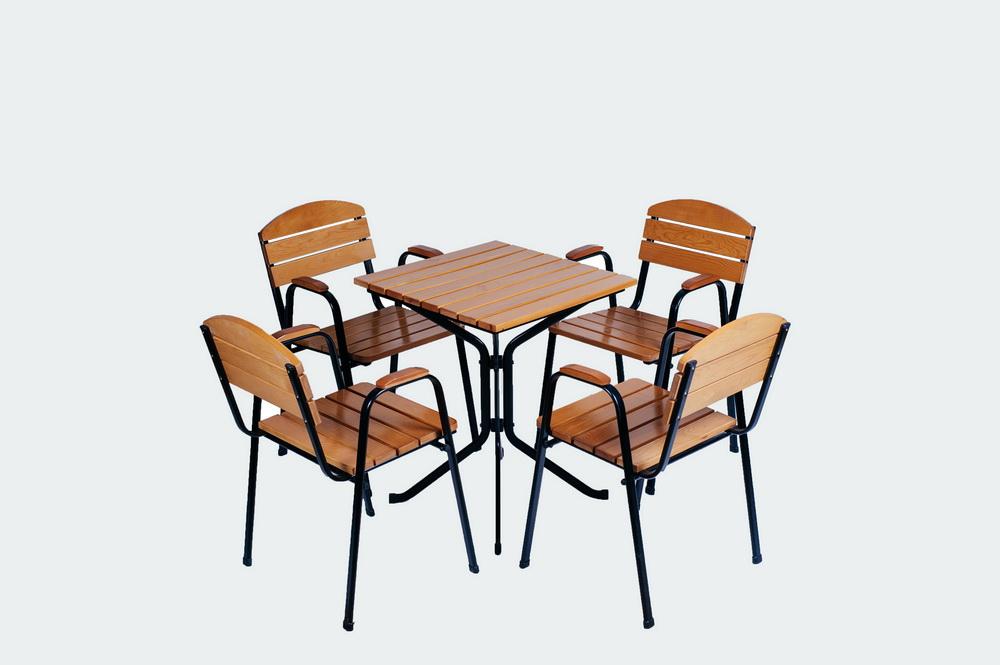 ANIMO Pivski set sto i četiri stolice
