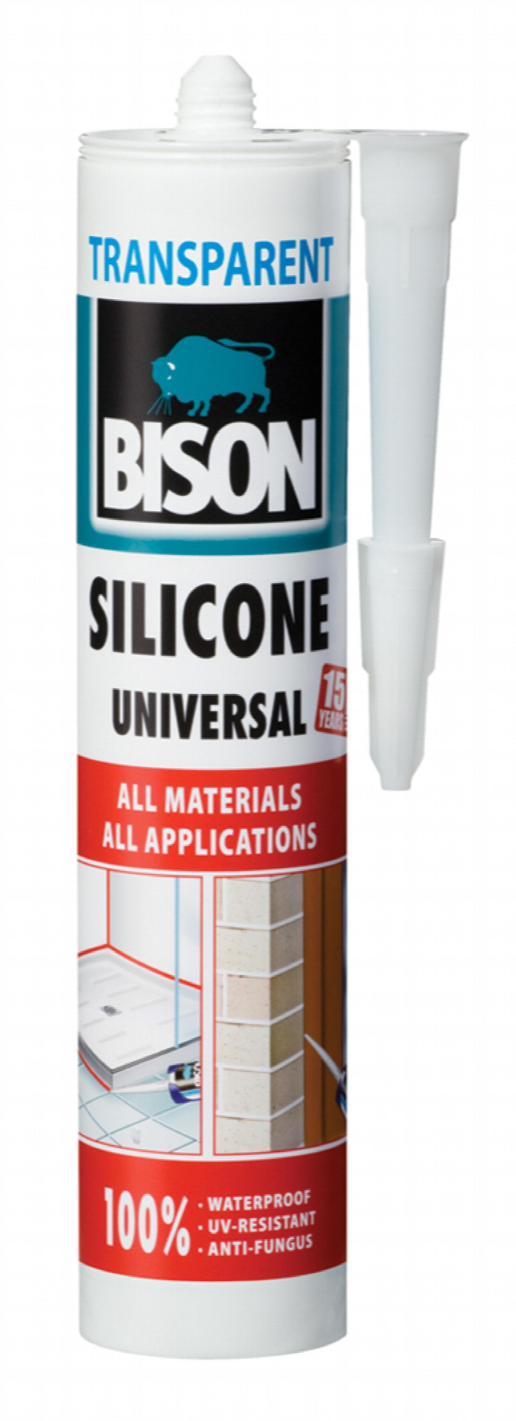Selected image for BISON Silikon Silicone Universal Trans 280 ml 144085