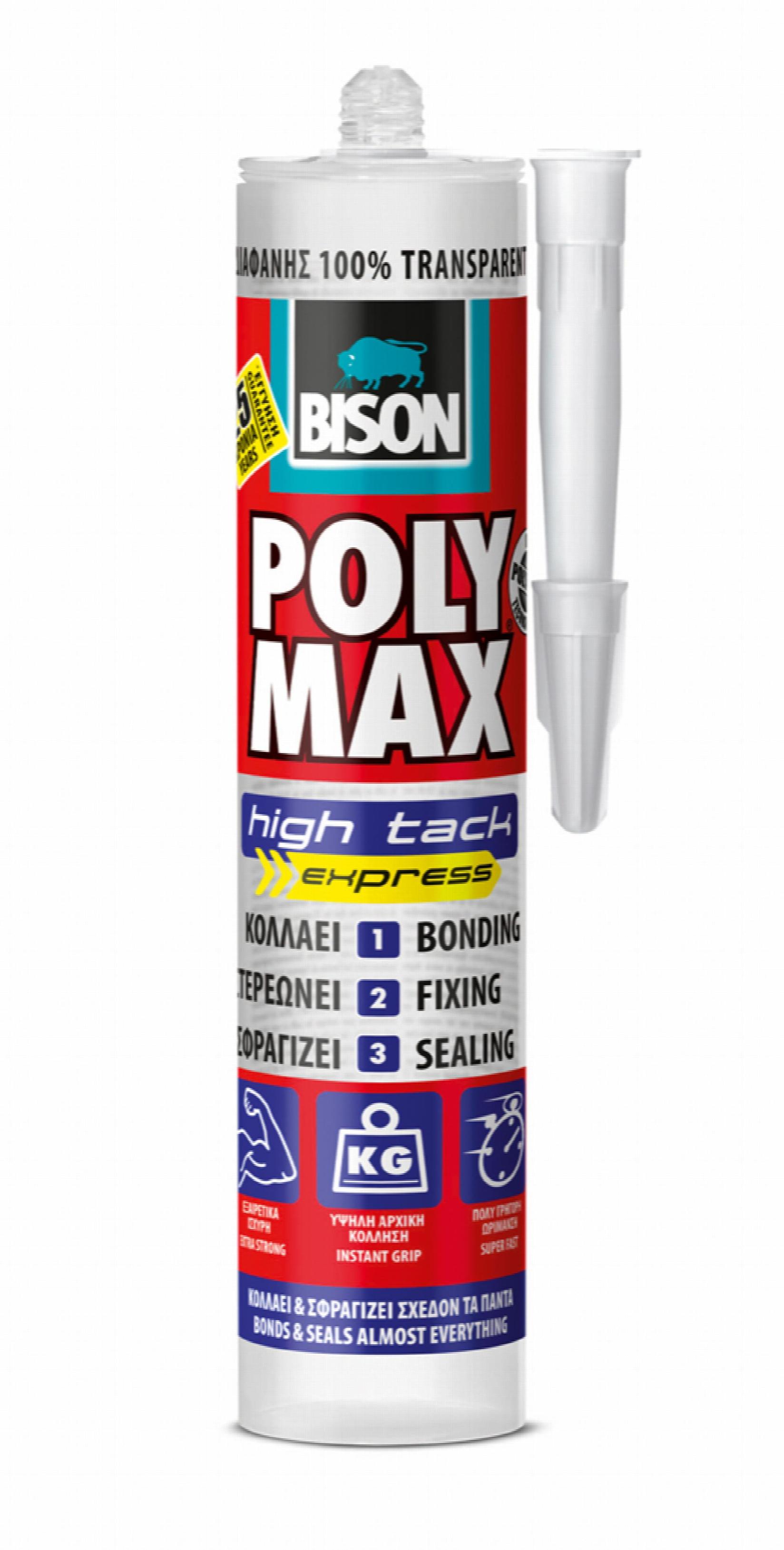 Selected image for BISON Poly Max High Tack Transp Crt 300G 256918