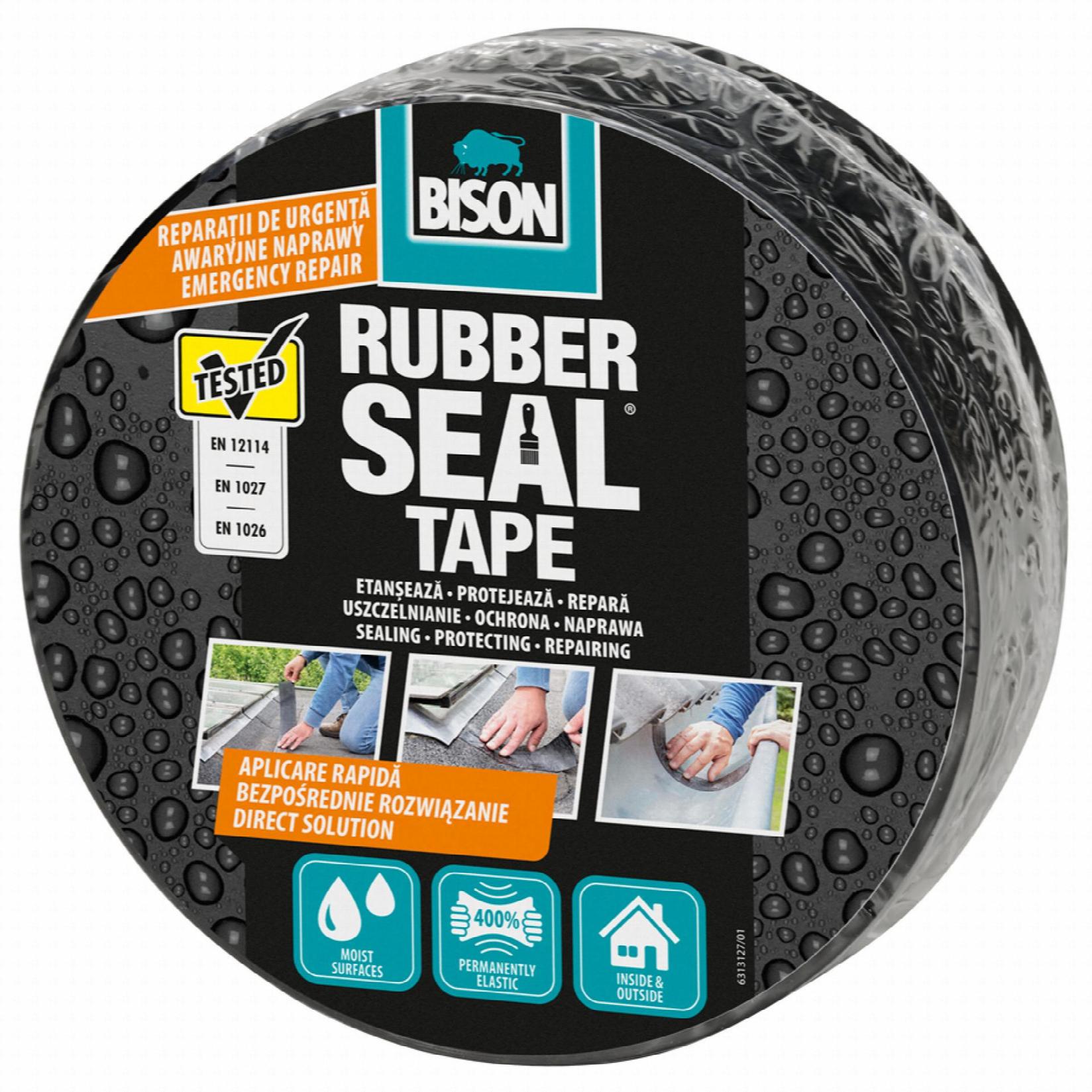 Selected image for BISON Rubber Seal Tape 7,5Cm*5M (Gumena Traka) 268811