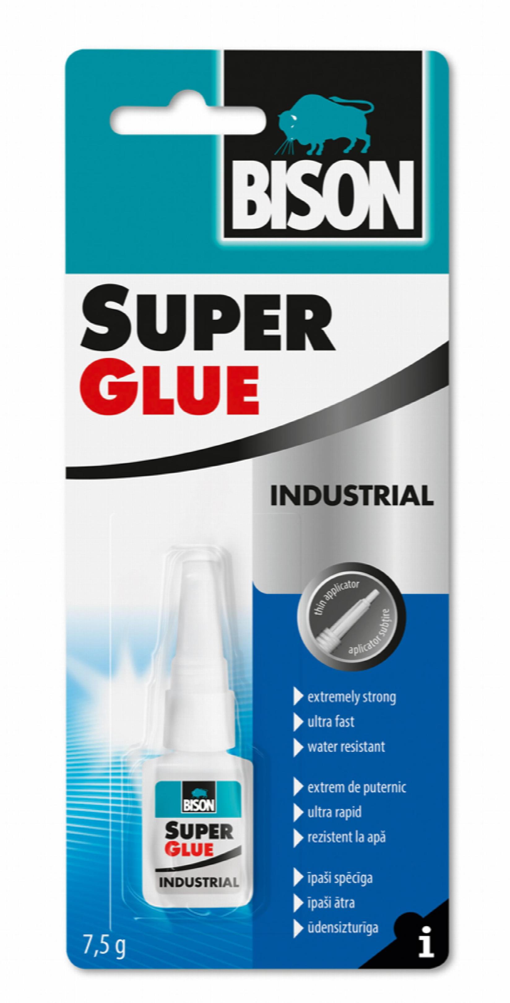BISON Tečni cijanokrilni lepak Super Glue Professional 7,5 gr 901275