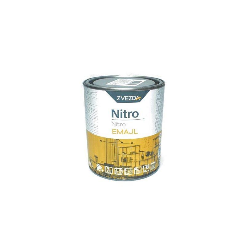HELIOS Nitro emajl za drvo i metal 0.75l mat beli